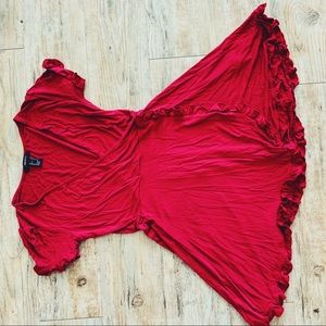 Forever 21 Burgundy Wrap Dress